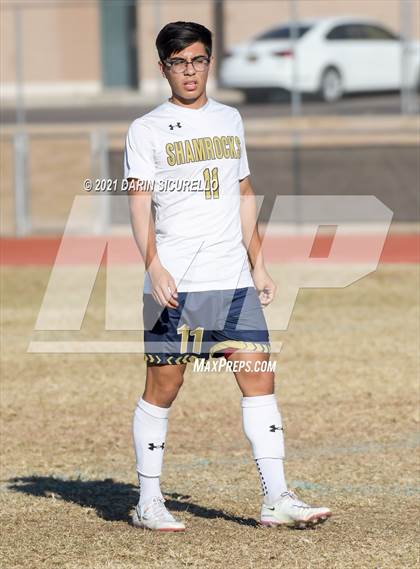 Thumbnail 1 in Yuma Catholic @ Desert Ridge (Desert Ridge Cactus Cup Tournament) photogallery.