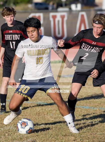 Thumbnail 1 in Yuma Catholic @ Desert Ridge (Desert Ridge Cactus Cup Tournament) photogallery.