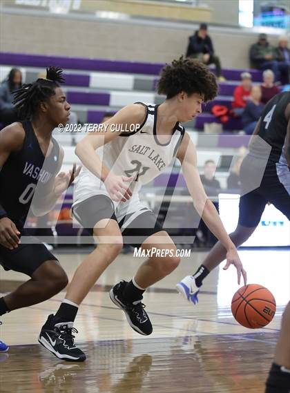 Thumbnail 1 in Real Salt Lake Academy vs. Vashon (Utah Holiday Hoopfest) photogallery.