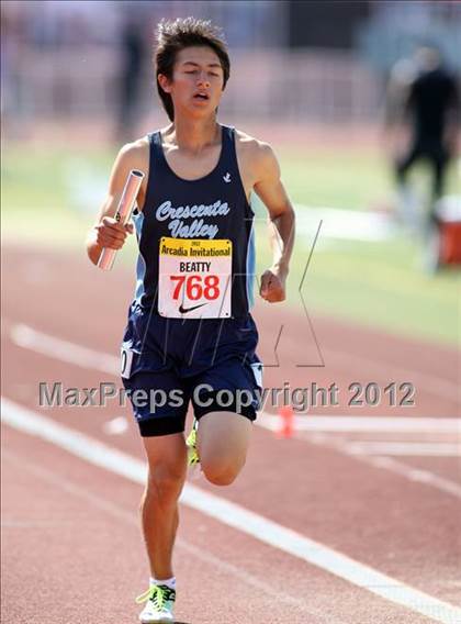 Thumbnail 2 in 45th Arcadia Invitational (Boys Track Events) photogallery.