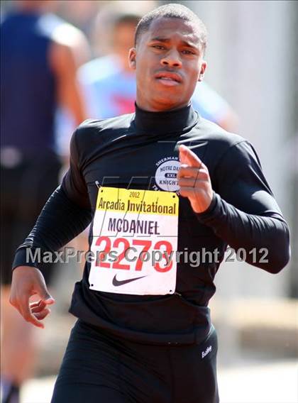 Thumbnail 1 in 45th Arcadia Invitational (Boys Track Events) photogallery.