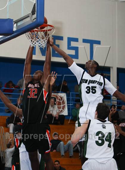 Thumbnail 2 in New Hampton School vs Hargrave Military Academy photogallery.