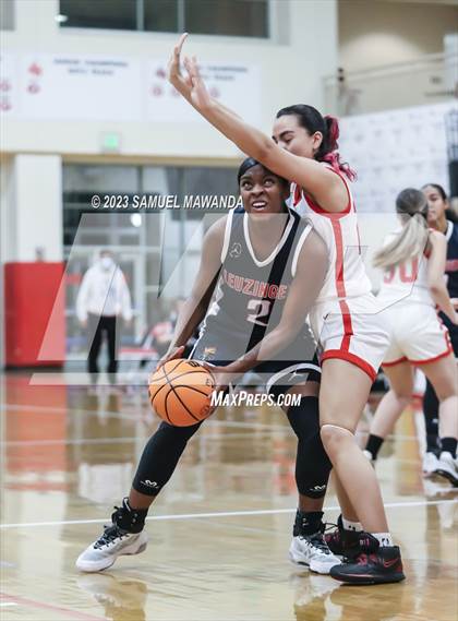 Thumbnail 1 in Leuzinger vs Burroughs (West Coast Holiday Tournament) photogallery.