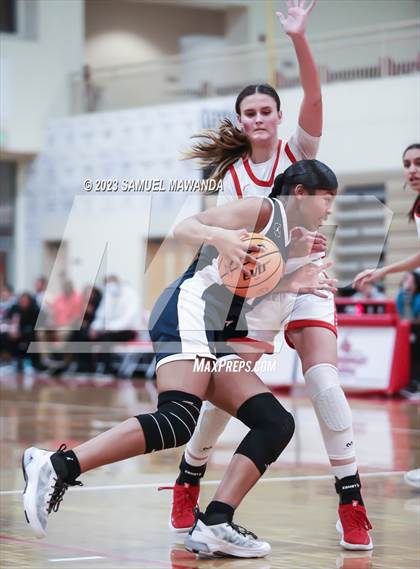 Thumbnail 2 in Leuzinger vs Burroughs (West Coast Holiday Tournament) photogallery.