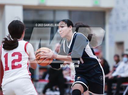Thumbnail 3 in Leuzinger vs Burroughs (West Coast Holiday Tournament) photogallery.