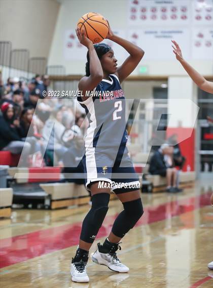 Thumbnail 3 in Leuzinger vs Burroughs (West Coast Holiday Tournament) photogallery.