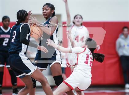 Thumbnail 3 in Leuzinger vs Burroughs (West Coast Holiday Tournament) photogallery.