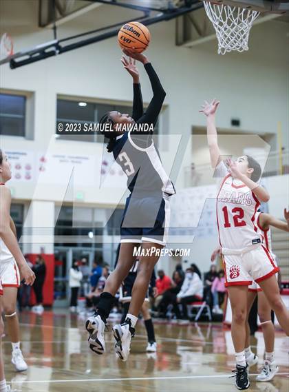 Thumbnail 3 in Leuzinger vs Burroughs (West Coast Holiday Tournament) photogallery.