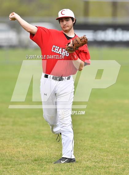 Thumbnail 3 in CHANT HomeSchool vs McKinney Christian Academy (Dallas Lutheran Wood Bat Tournament) photogallery.