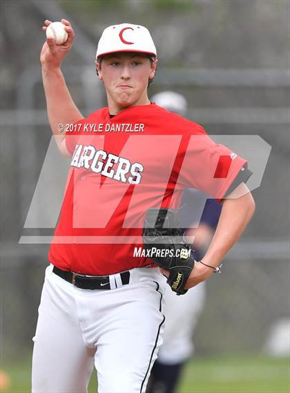 Thumbnail 1 in CHANT HomeSchool vs McKinney Christian Academy (Dallas Lutheran Wood Bat Tournament) photogallery.
