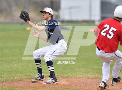 Thumbnail 2 in CHANT HomeSchool vs McKinney Christian Academy (Dallas Lutheran Wood Bat Tournament) photogallery.