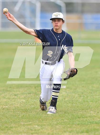Thumbnail 2 in CHANT HomeSchool vs McKinney Christian Academy (Dallas Lutheran Wood Bat Tournament) photogallery.