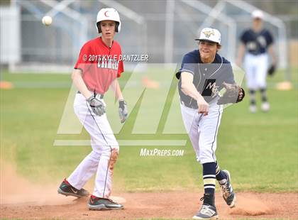 Thumbnail 1 in CHANT HomeSchool vs McKinney Christian Academy (Dallas Lutheran Wood Bat Tournament) photogallery.