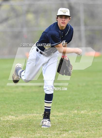 Thumbnail 3 in CHANT HomeSchool vs McKinney Christian Academy (Dallas Lutheran Wood Bat Tournament) photogallery.