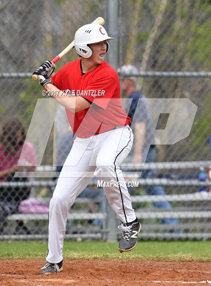 Thumbnail 3 in CHANT HomeSchool vs McKinney Christian Academy (Dallas Lutheran Wood Bat Tournament) photogallery.
