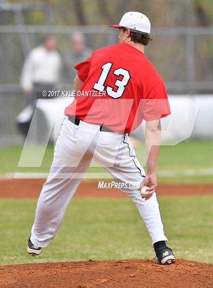 Thumbnail 3 in CHANT HomeSchool vs McKinney Christian Academy (Dallas Lutheran Wood Bat Tournament) photogallery.