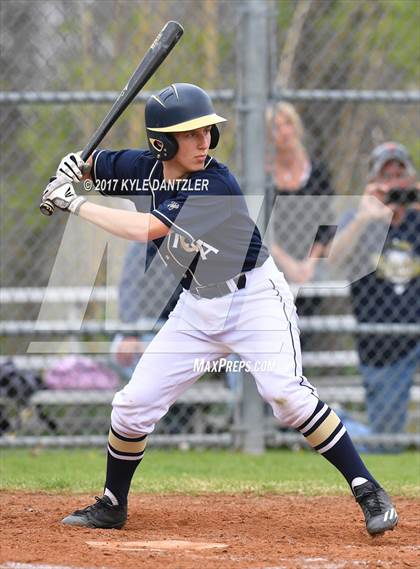 Thumbnail 1 in CHANT HomeSchool vs McKinney Christian Academy (Dallas Lutheran Wood Bat Tournament) photogallery.