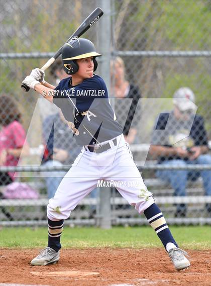 Thumbnail 1 in CHANT HomeSchool vs McKinney Christian Academy (Dallas Lutheran Wood Bat Tournament) photogallery.