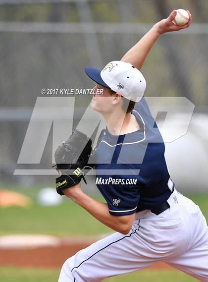 Thumbnail 1 in CHANT HomeSchool vs McKinney Christian Academy (Dallas Lutheran Wood Bat Tournament) photogallery.