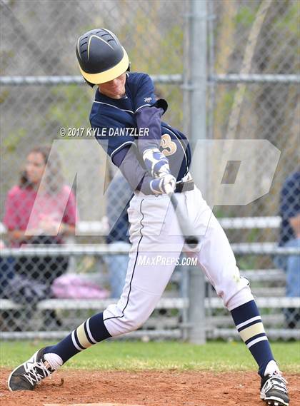 Thumbnail 3 in CHANT HomeSchool vs McKinney Christian Academy (Dallas Lutheran Wood Bat Tournament) photogallery.