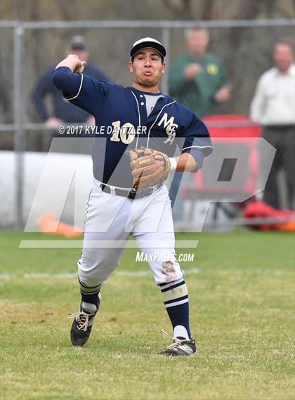 Thumbnail 3 in CHANT HomeSchool vs McKinney Christian Academy (Dallas Lutheran Wood Bat Tournament) photogallery.