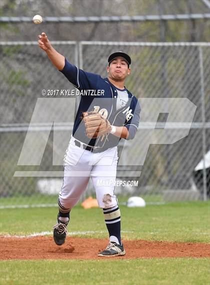 Thumbnail 2 in CHANT HomeSchool vs McKinney Christian Academy (Dallas Lutheran Wood Bat Tournament) photogallery.
