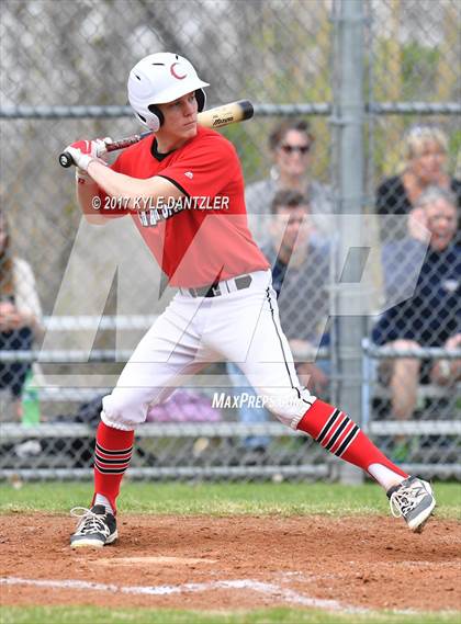 Thumbnail 3 in CHANT HomeSchool vs McKinney Christian Academy (Dallas Lutheran Wood Bat Tournament) photogallery.