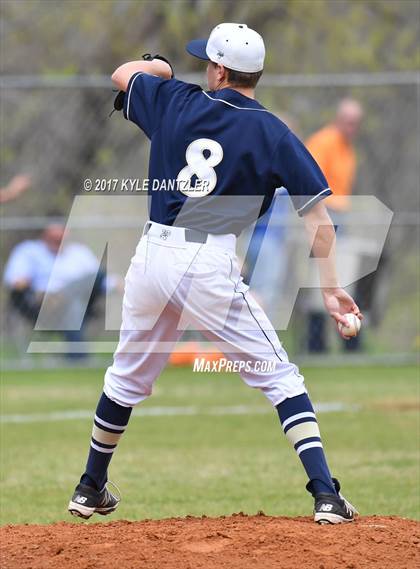 Thumbnail 1 in CHANT HomeSchool vs McKinney Christian Academy (Dallas Lutheran Wood Bat Tournament) photogallery.