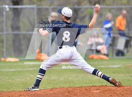 Thumbnail 1 in CHANT HomeSchool vs McKinney Christian Academy (Dallas Lutheran Wood Bat Tournament) photogallery.