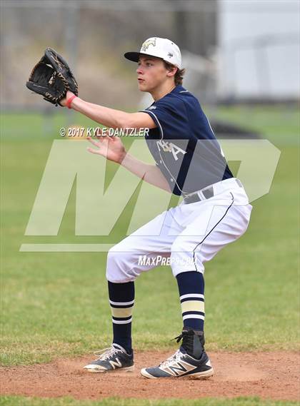 Thumbnail 3 in CHANT HomeSchool vs McKinney Christian Academy (Dallas Lutheran Wood Bat Tournament) photogallery.