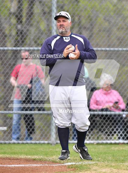 Thumbnail 1 in CHANT HomeSchool vs McKinney Christian Academy (Dallas Lutheran Wood Bat Tournament) photogallery.
