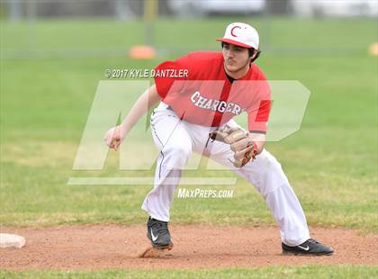 Thumbnail 1 in CHANT HomeSchool vs McKinney Christian Academy (Dallas Lutheran Wood Bat Tournament) photogallery.