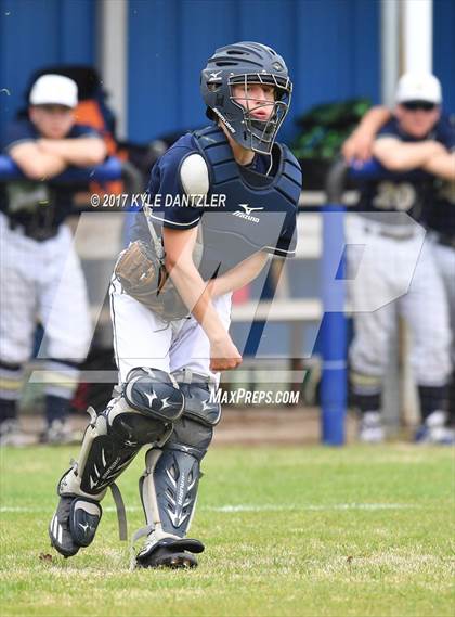 Thumbnail 2 in CHANT HomeSchool vs McKinney Christian Academy (Dallas Lutheran Wood Bat Tournament) photogallery.