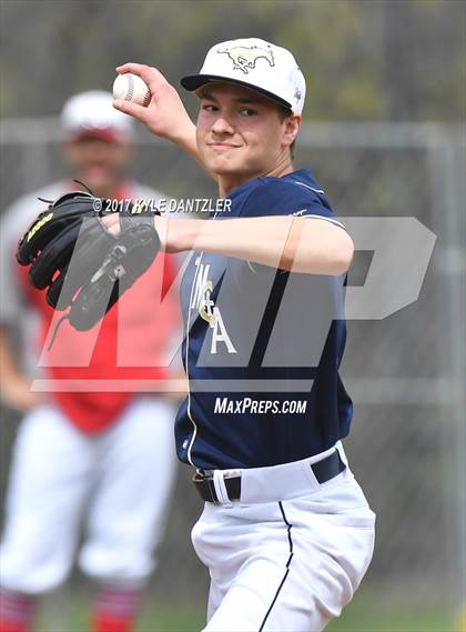 Thumbnail 3 in CHANT HomeSchool vs McKinney Christian Academy (Dallas Lutheran Wood Bat Tournament) photogallery.