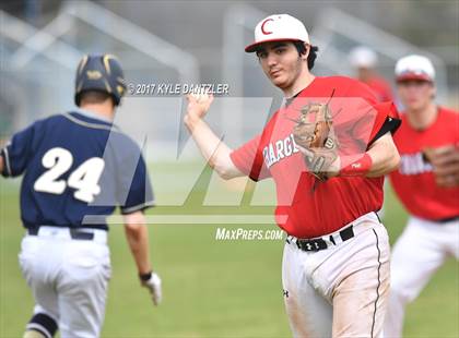 Thumbnail 2 in CHANT HomeSchool vs McKinney Christian Academy (Dallas Lutheran Wood Bat Tournament) photogallery.