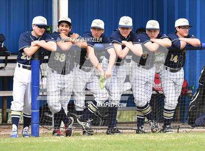 Thumbnail 2 in CHANT HomeSchool vs McKinney Christian Academy (Dallas Lutheran Wood Bat Tournament) photogallery.