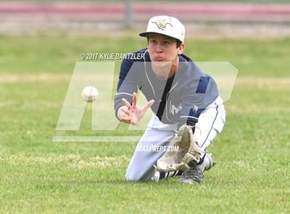 Thumbnail 1 in CHANT HomeSchool vs McKinney Christian Academy (Dallas Lutheran Wood Bat Tournament) photogallery.