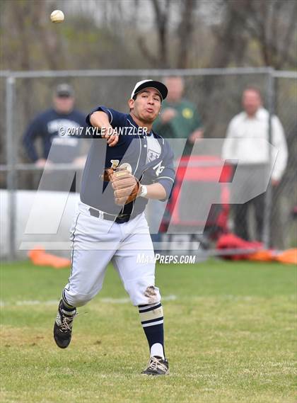Thumbnail 1 in CHANT HomeSchool vs McKinney Christian Academy (Dallas Lutheran Wood Bat Tournament) photogallery.