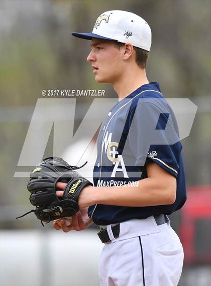 Thumbnail 3 in CHANT HomeSchool vs McKinney Christian Academy (Dallas Lutheran Wood Bat Tournament) photogallery.