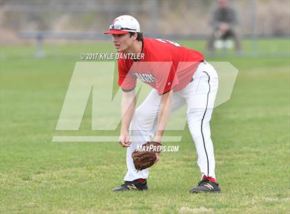 Thumbnail 2 in CHANT HomeSchool vs McKinney Christian Academy (Dallas Lutheran Wood Bat Tournament) photogallery.