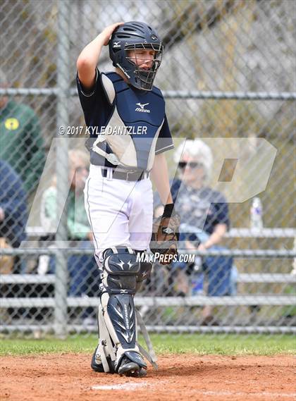Thumbnail 1 in CHANT HomeSchool vs McKinney Christian Academy (Dallas Lutheran Wood Bat Tournament) photogallery.