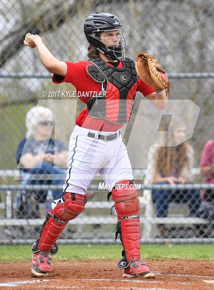 Thumbnail 2 in CHANT HomeSchool vs McKinney Christian Academy (Dallas Lutheran Wood Bat Tournament) photogallery.