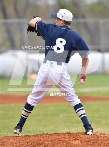 Thumbnail 3 in CHANT HomeSchool vs McKinney Christian Academy (Dallas Lutheran Wood Bat Tournament) photogallery.