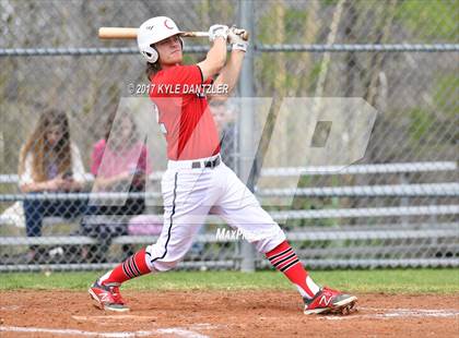 Thumbnail 2 in CHANT HomeSchool vs McKinney Christian Academy (Dallas Lutheran Wood Bat Tournament) photogallery.