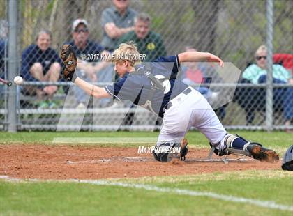 Thumbnail 1 in CHANT HomeSchool vs McKinney Christian Academy (Dallas Lutheran Wood Bat Tournament) photogallery.
