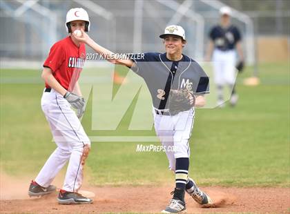 Thumbnail 3 in CHANT HomeSchool vs McKinney Christian Academy (Dallas Lutheran Wood Bat Tournament) photogallery.