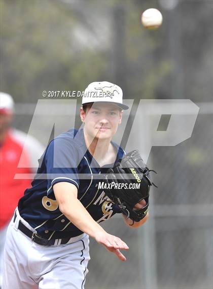 Thumbnail 3 in CHANT HomeSchool vs McKinney Christian Academy (Dallas Lutheran Wood Bat Tournament) photogallery.