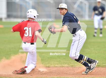 Thumbnail 3 in CHANT HomeSchool vs McKinney Christian Academy (Dallas Lutheran Wood Bat Tournament) photogallery.