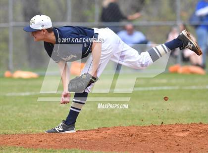 Thumbnail 1 in CHANT HomeSchool vs McKinney Christian Academy (Dallas Lutheran Wood Bat Tournament) photogallery.