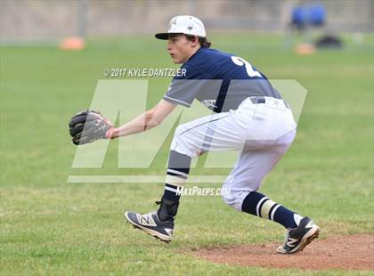 Thumbnail 1 in CHANT HomeSchool vs McKinney Christian Academy (Dallas Lutheran Wood Bat Tournament) photogallery.